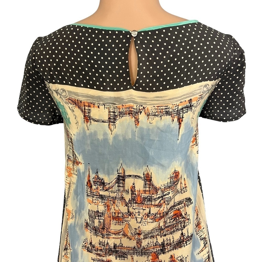 Anthropologie Maeve Around Town Silk Tee Dress - Picture 6 of 13